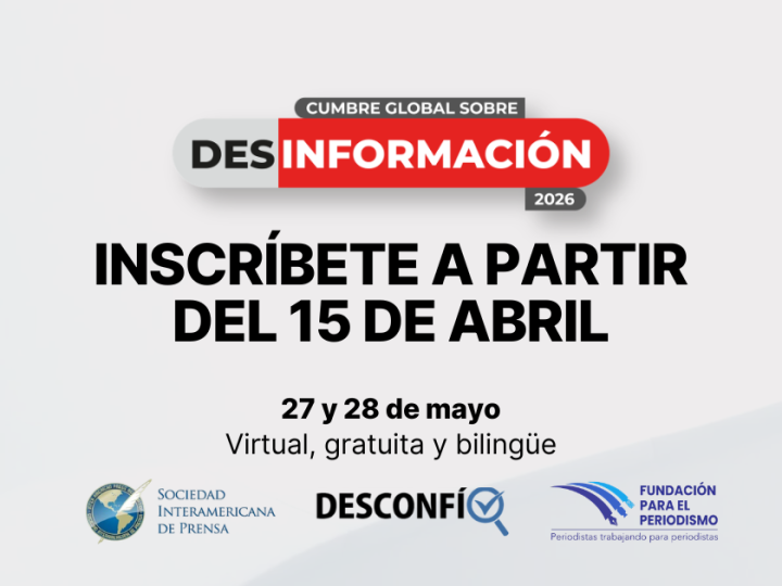 La Cumbre Global sobre Desinformación abrirá sus inscripciones para la edición 2026 el 15 de abril