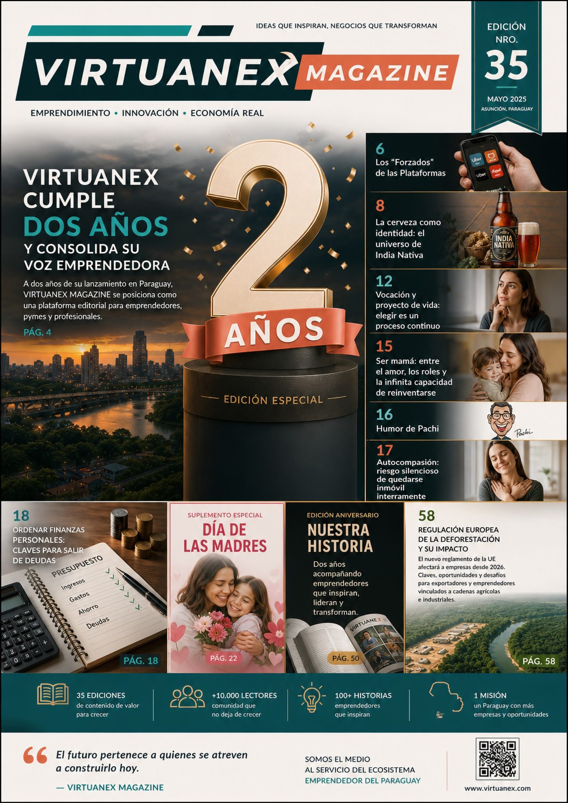 VIRTUANEX cumple dos años y consolida su voz emprendedora 